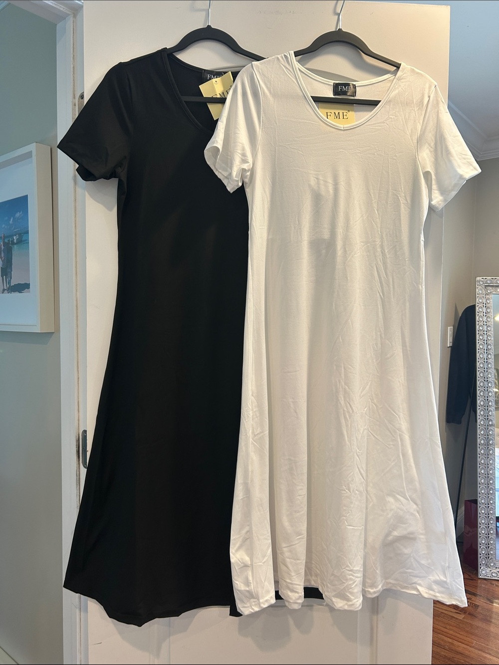 Women’s A-Line Dresses — Black & White